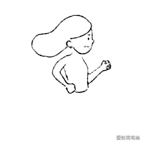 运动会跑步简笔画
