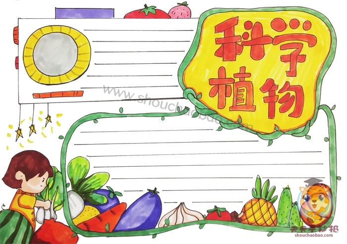 科学植物手抄报