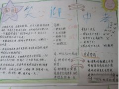 2023年中考手抄报图片，笑迎中考