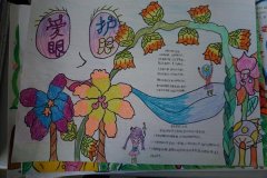 爱眼护眼手抄报，学会关爱眼睛