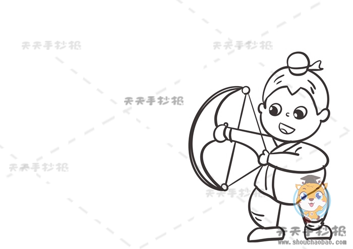惊弓之鸟手抄报