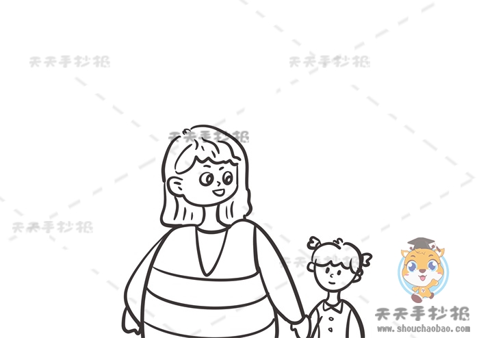 母亲节快乐手抄报