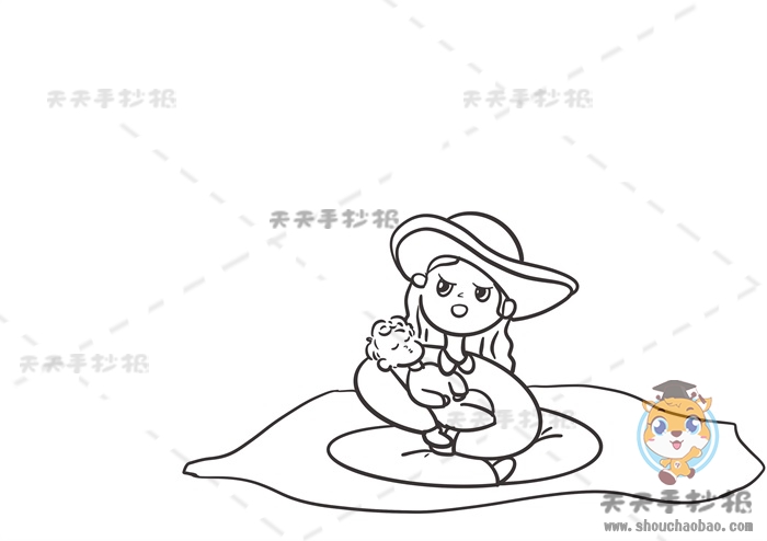 母亲节快乐手抄报