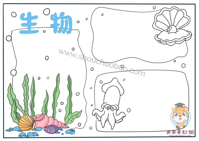 生物手抄报