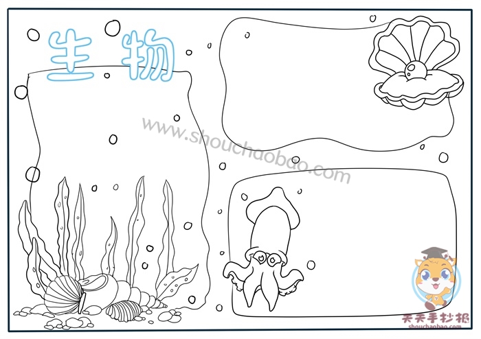 生物手抄报