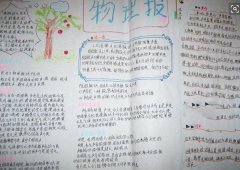 初中物理手抄报图片，物理报