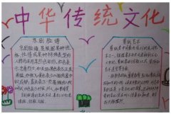 传统文化手抄报，国粹京剧