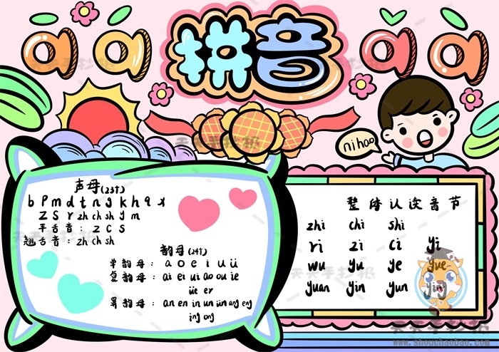 拼音手抄报