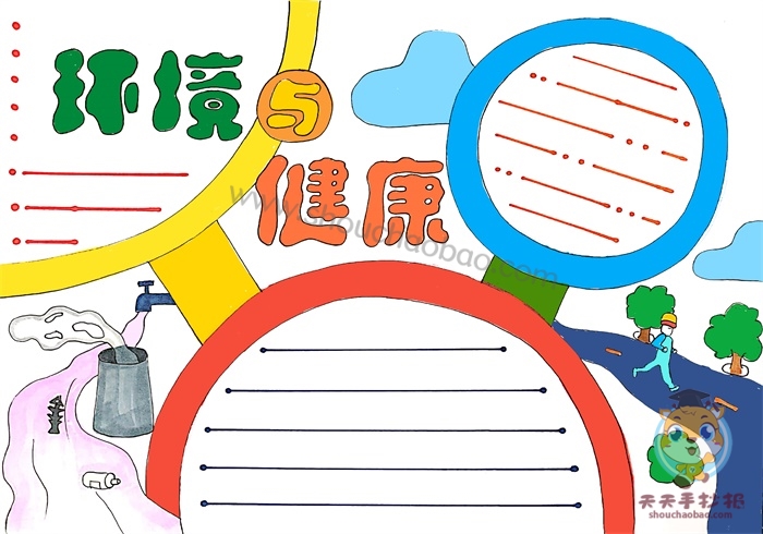 环境与健康手抄报