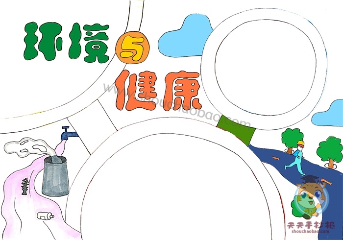 环境与健康手抄报