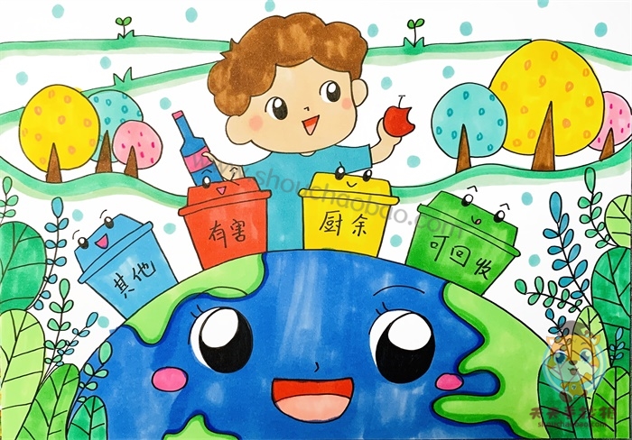 垃圾分类手抄报