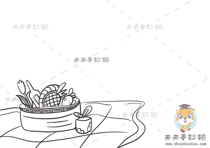 文明健康绿色环保手抄报