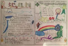 地理手抄报图片，地理报
