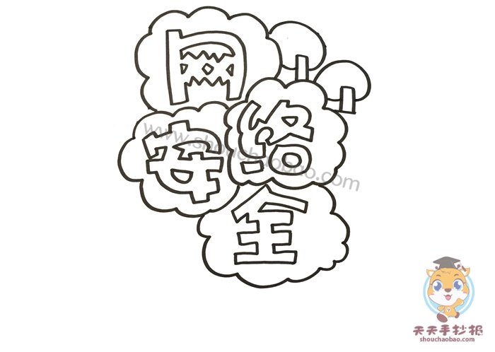网络安全手抄报