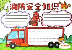 消防安全知识手抄报模板教程，消防安全知识手抄报内容资料大全