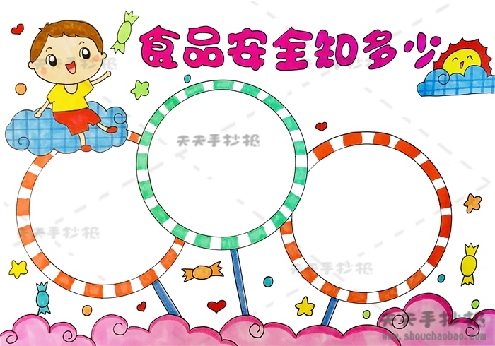 食品安全知多少手抄报