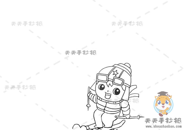 冬天手抄报