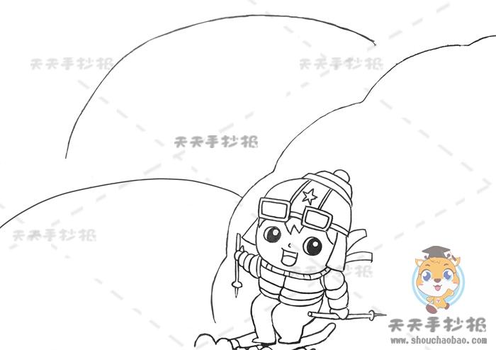 冬天手抄报