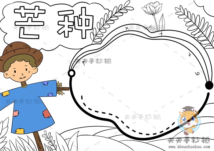 芒种手抄报