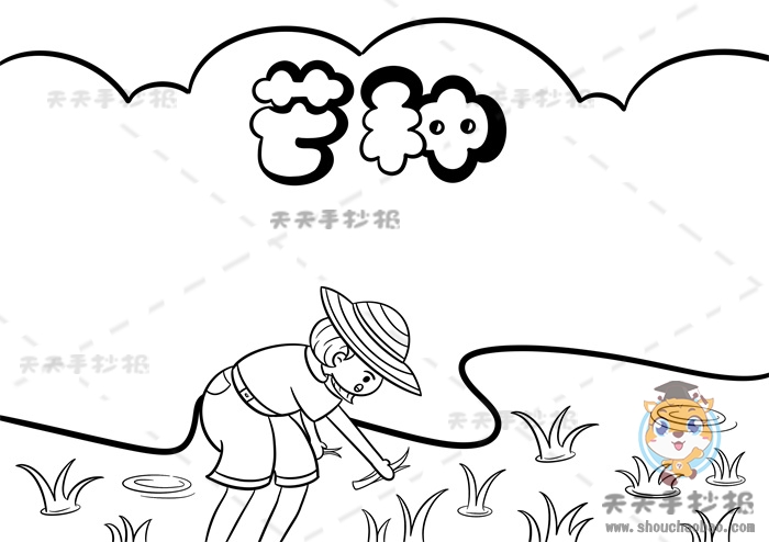 芒种手抄报