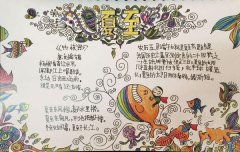 漂亮的夏天手抄报图片，夏至