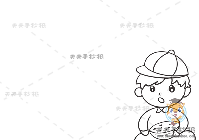 夏天手抄报