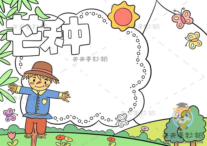 芒种手抄报