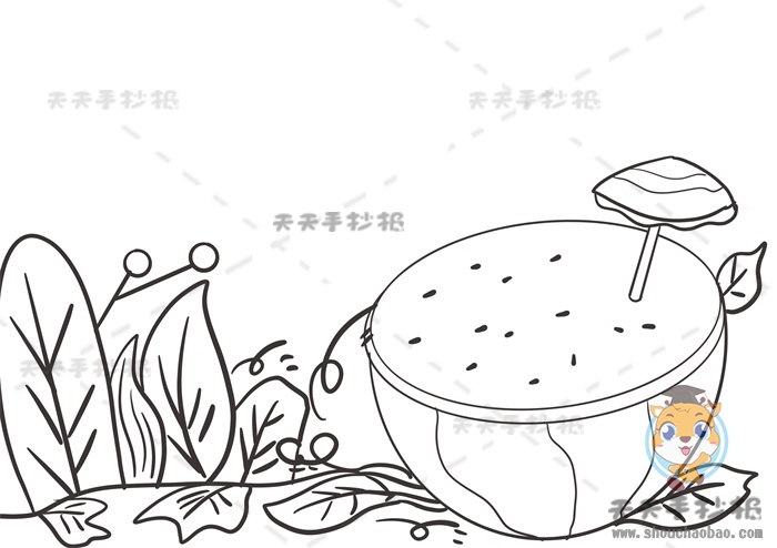 夏至手抄报