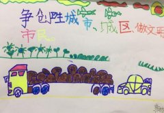 创卫手抄报，争创卫生城市做文明市民