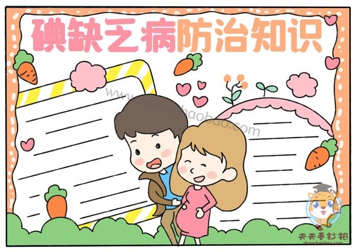 碘缺乏病防治知识手抄报