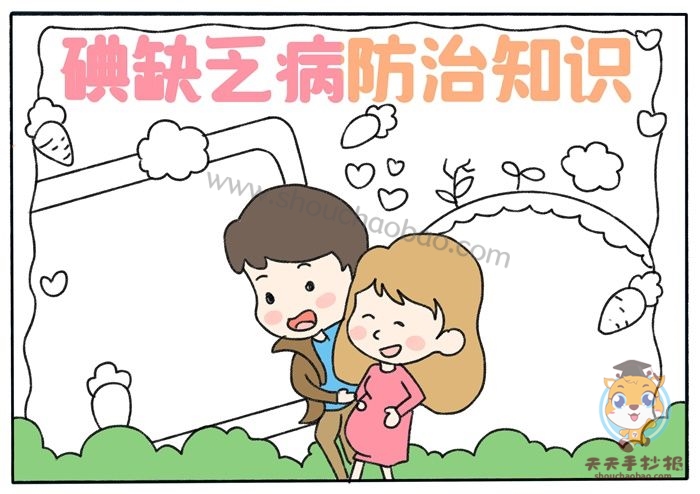 碘缺乏病防治知识手抄报