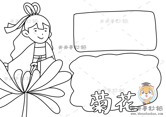 菊花手抄报