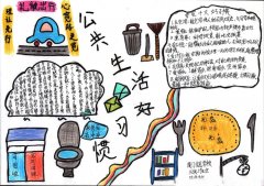 好习惯手抄报图片，生活好习惯