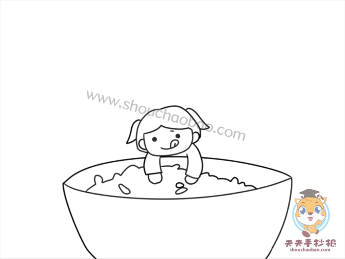 合理饮食手抄报