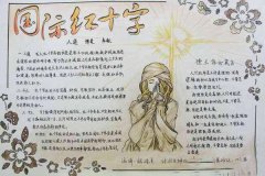 红十字手抄报，国际红十字