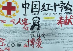 红十字手抄报，红十字会的来历