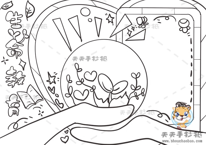 生命教育手抄报
