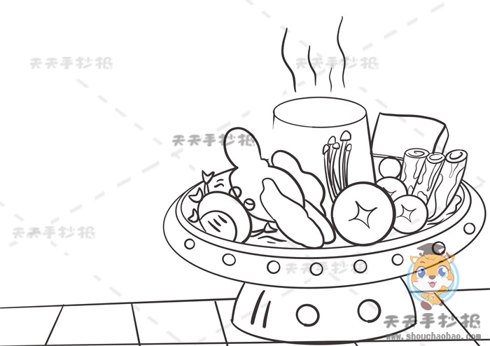 中国美食手抄报