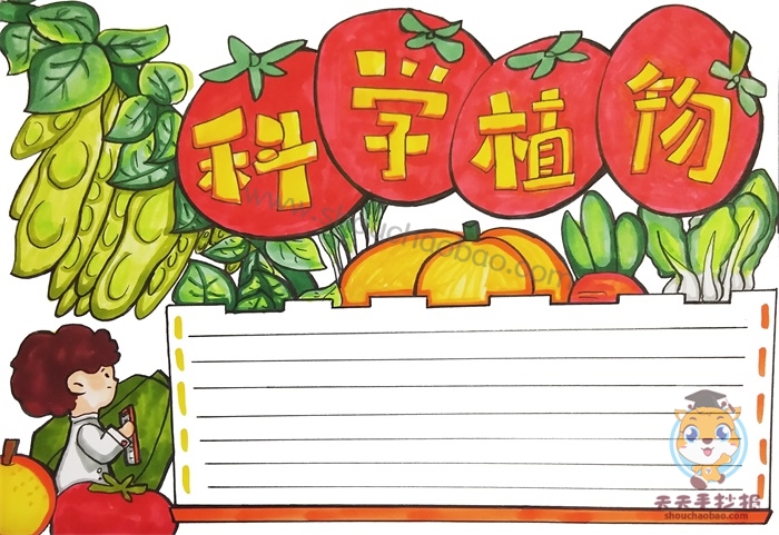 科学植物手抄报简单又漂亮