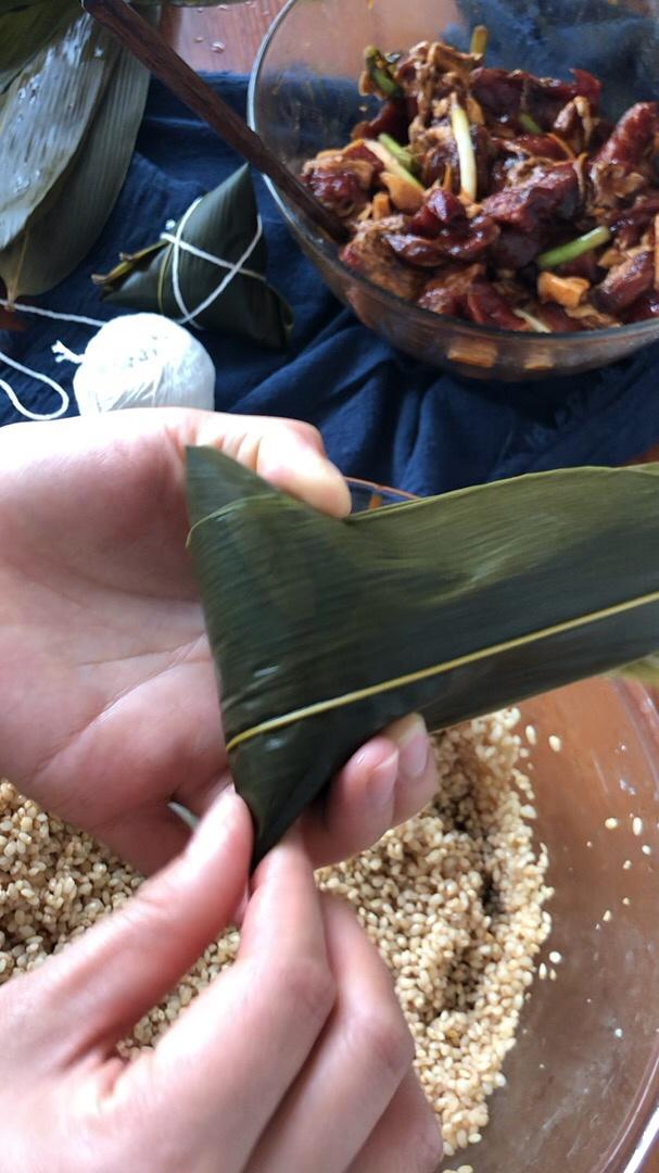 粽子（豬肉鹹粽）的做法 步驟9