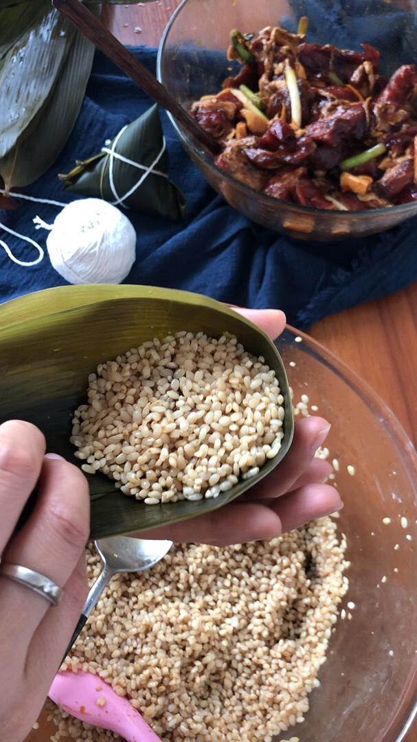 粽子（豬肉鹹粽）的做法 步驟7