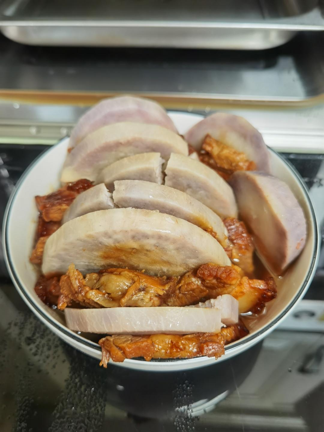 芋頭扣肉的做法 步驟5
