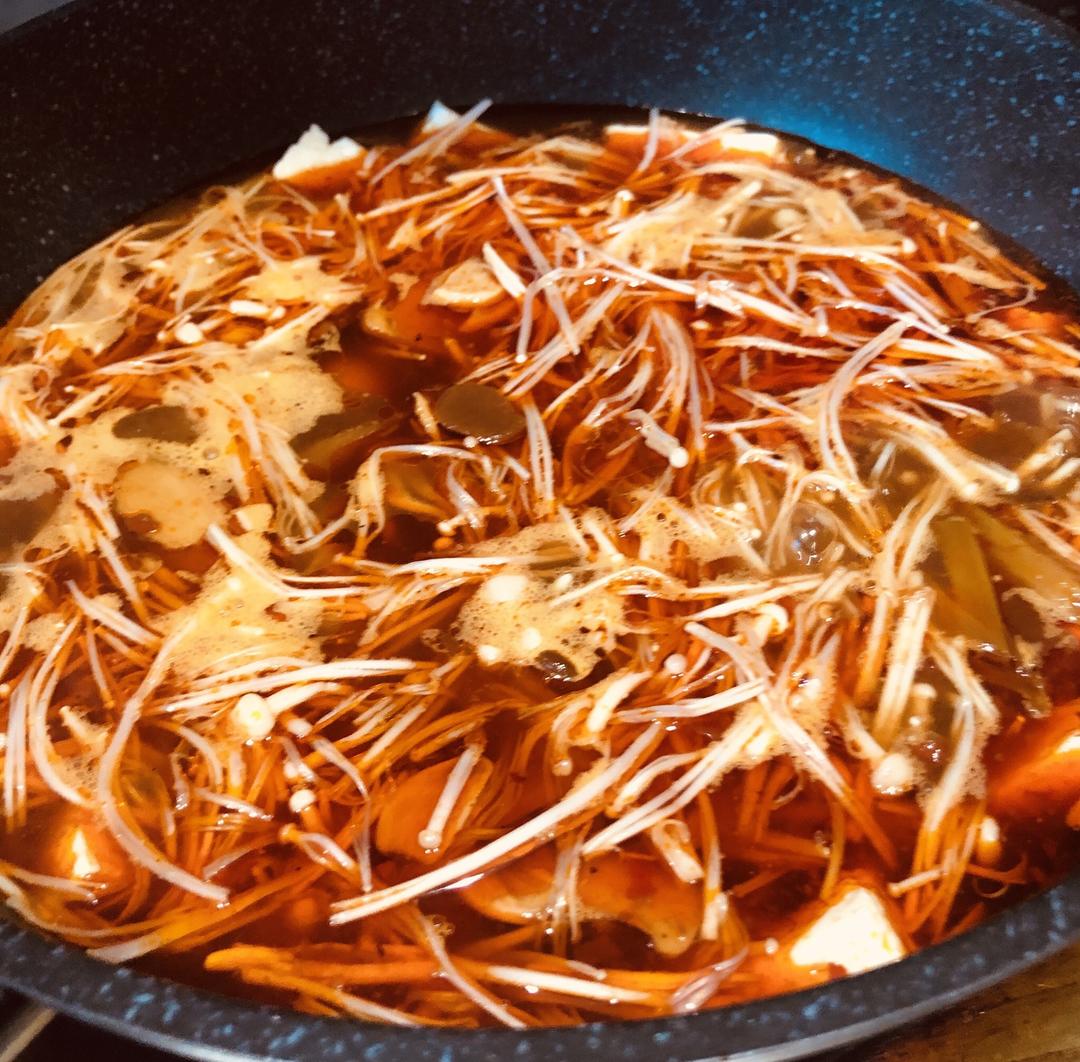 特色海鮮豆腐鍋的做法 步驟7