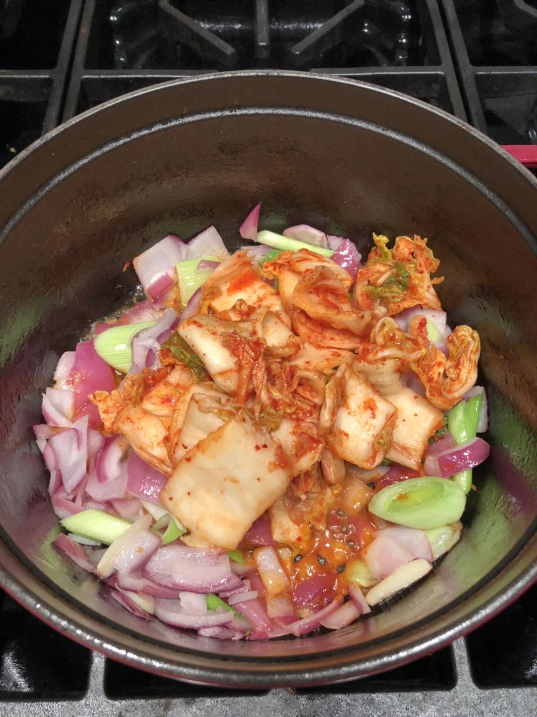 韓式海鮮豆腐鍋的做法 步驟5