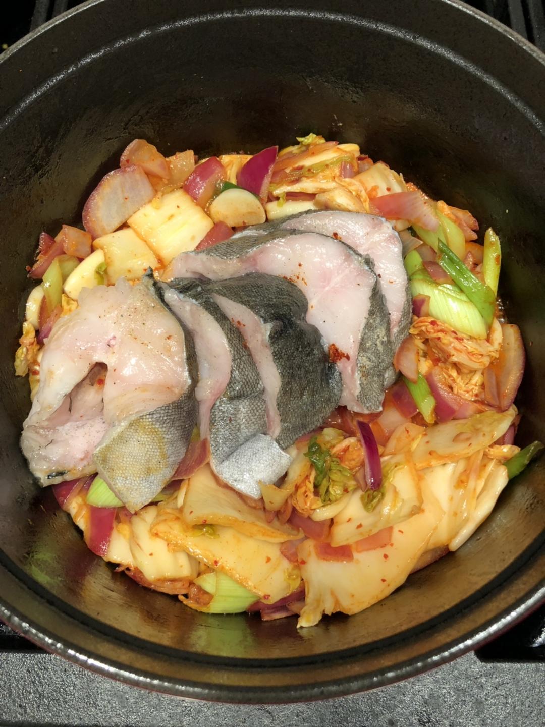 韓式海鮮豆腐鍋的做法 步驟6