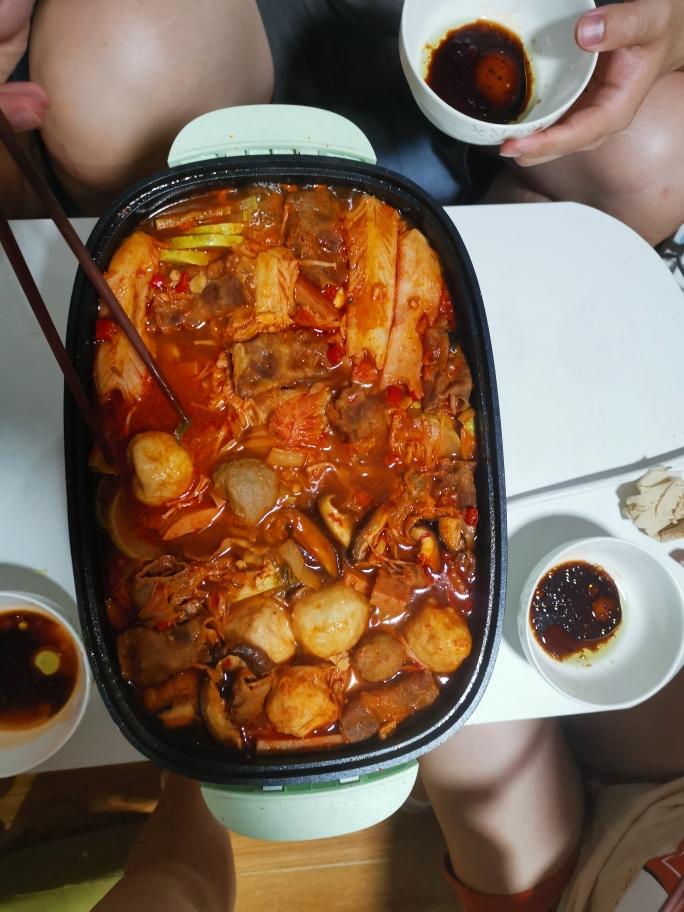 部隊鍋湯底 食譜做法 步驟3