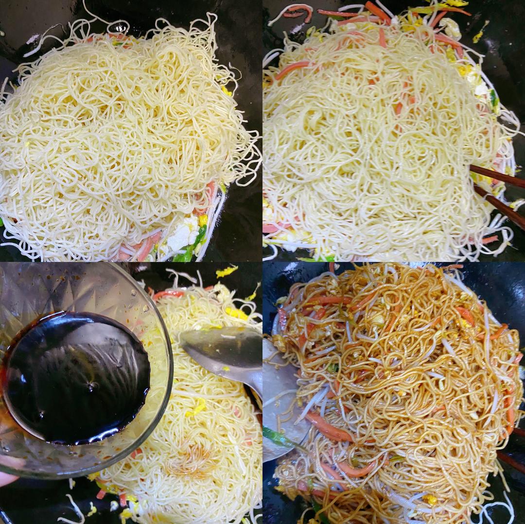 香港炒麵（豉油皇炒麵） 食譜做法 步驟7