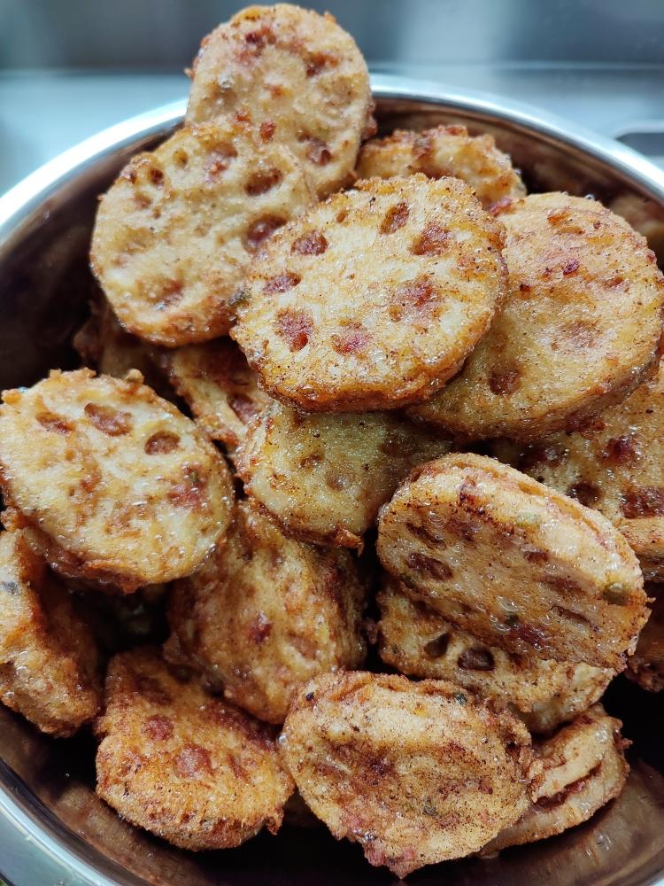 蓮藕餅 食譜做法