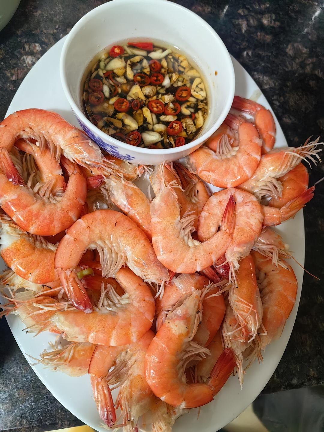 清蒸蝦子 食譜做法 步驟5