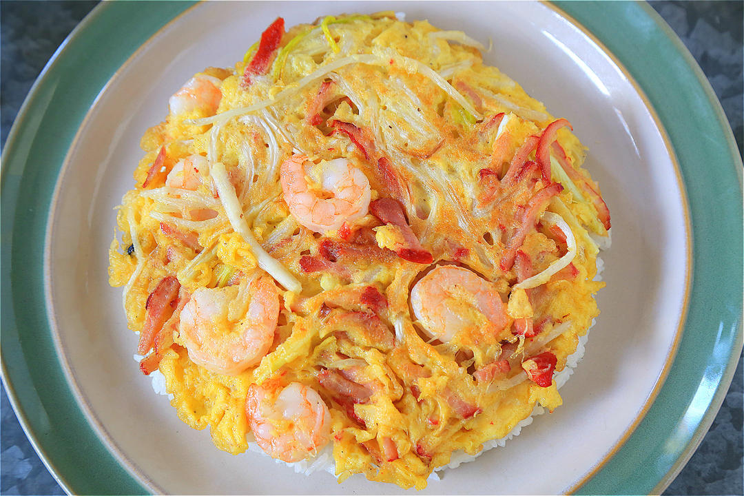 芙蓉蛋飯食譜做法